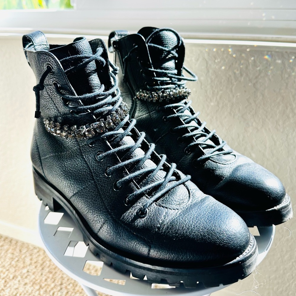 Jimmy Choo Cruz boots black